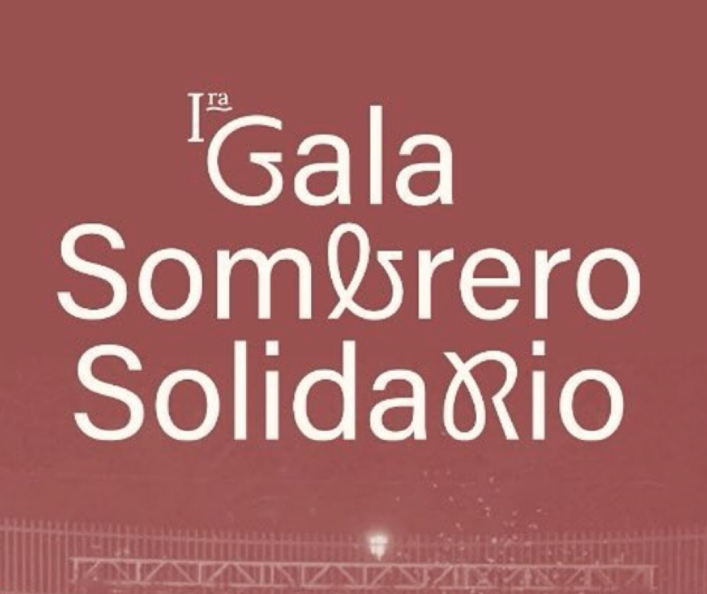 Cartel de la I Gala Sombrero Solidario